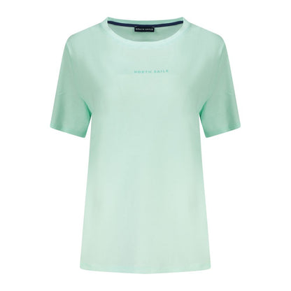 Green Cotton Women's T-Shirt