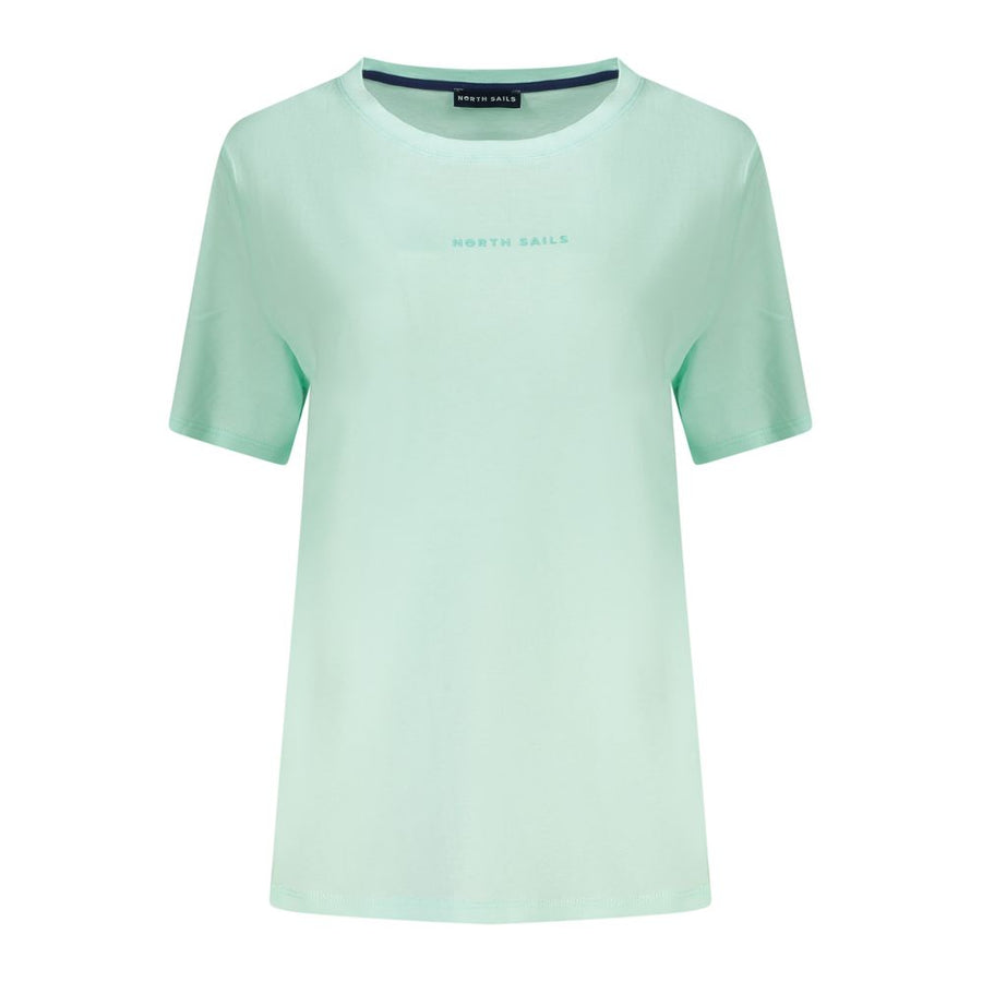 Green Cotton Women's T-Shirt