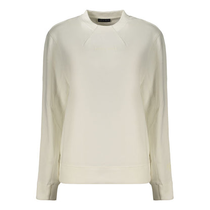 White Cotton Women's Sweatshirt