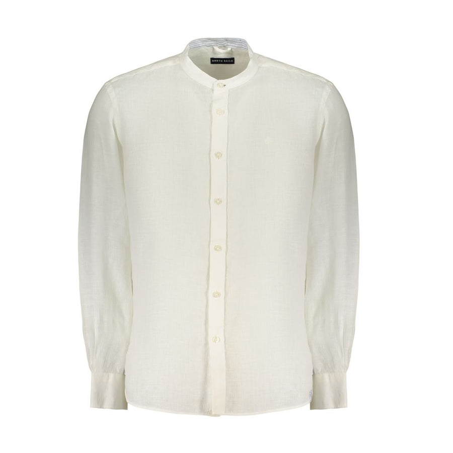 White Linen Men's Shirt