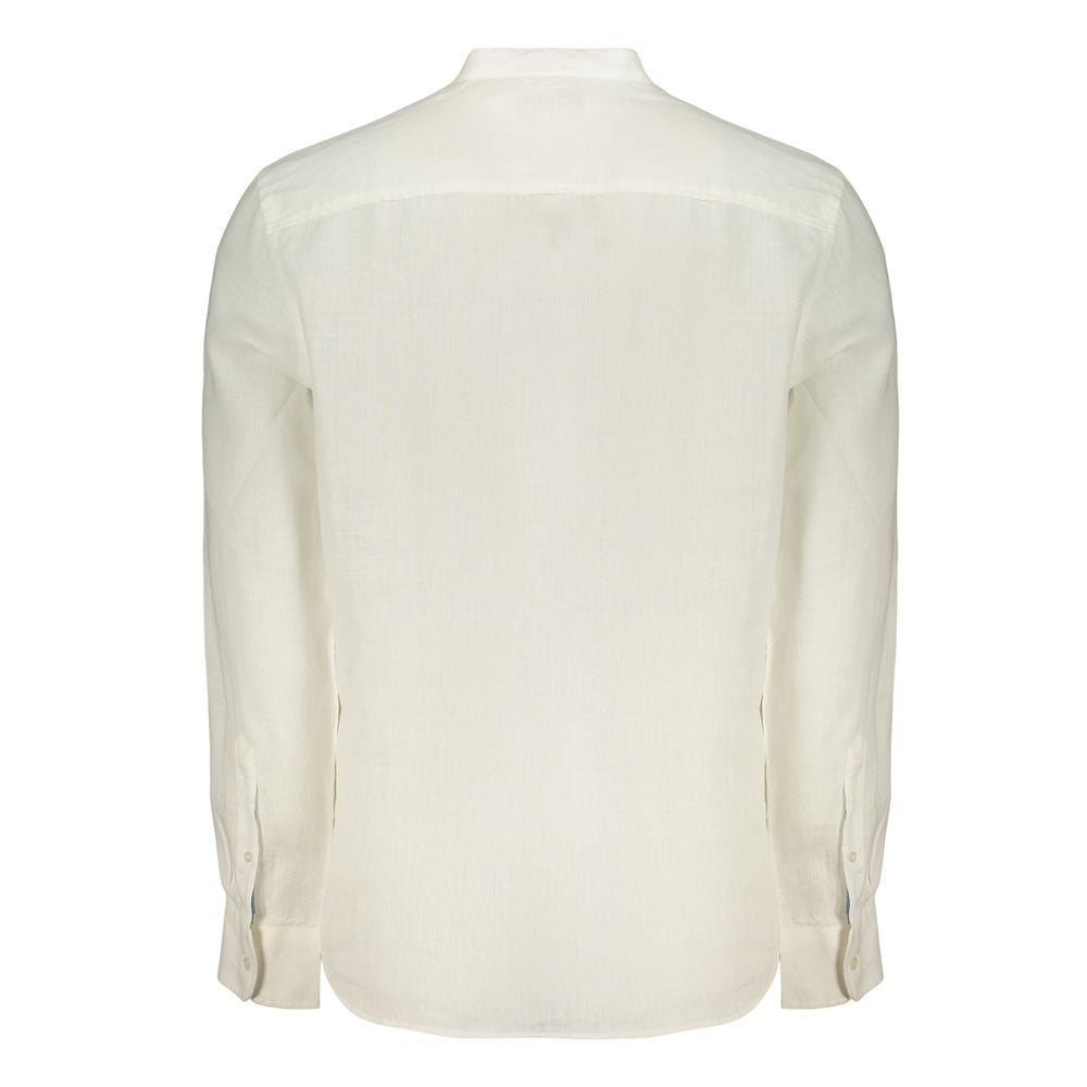White Linen Men's Shirt