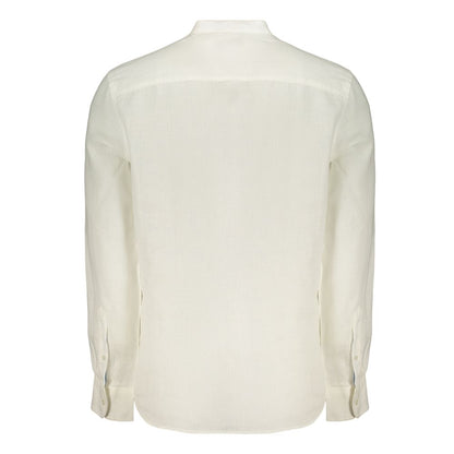 White Linen Men's Shirt