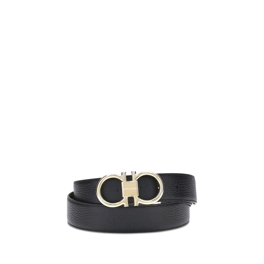 Black Calf Leather Bos Taurus Belt