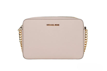 Michael Kors Adult Saffiano Leather East West Crossbody Handbag With 2 Slit Pockets