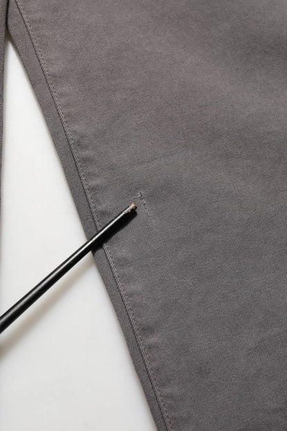 Dark Gray MidWaist Straight Men Trouser Pants