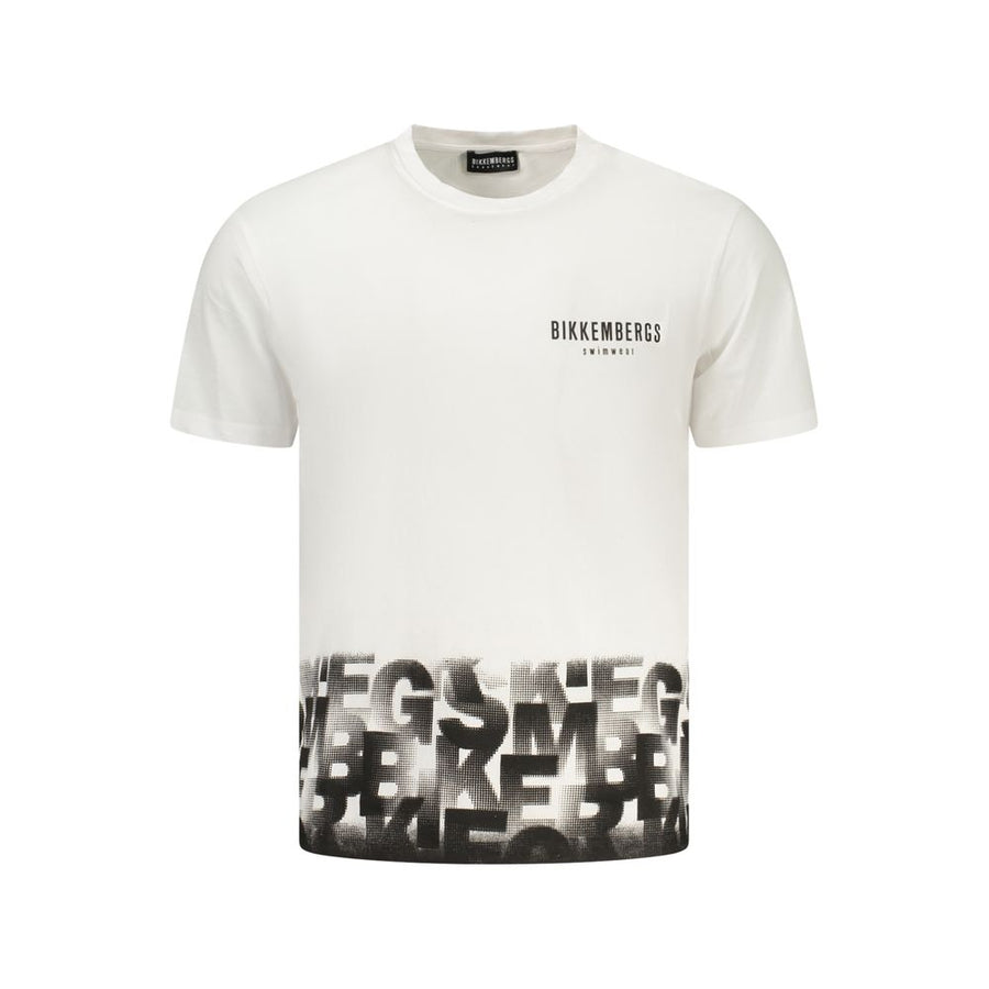 White Cotton Men's T-Shirt