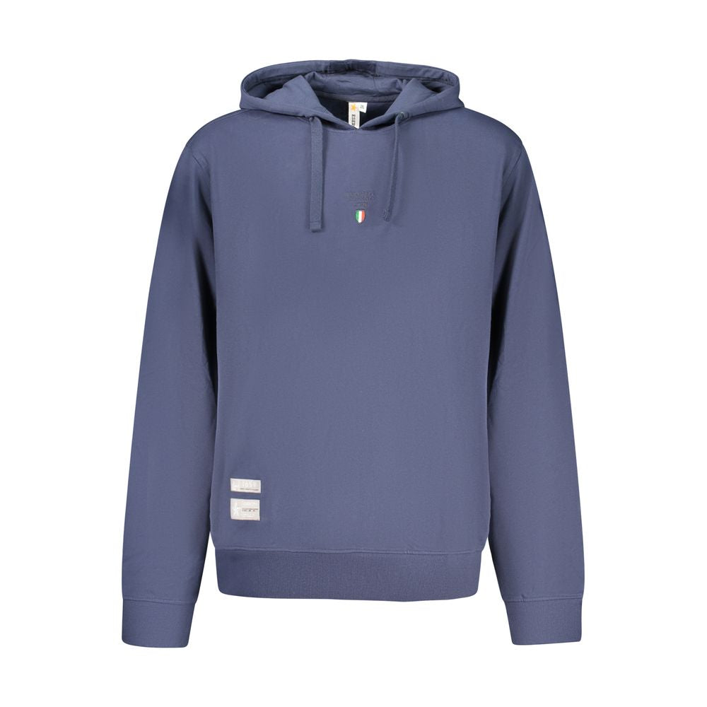 Blue Cotton Men's Hoodie