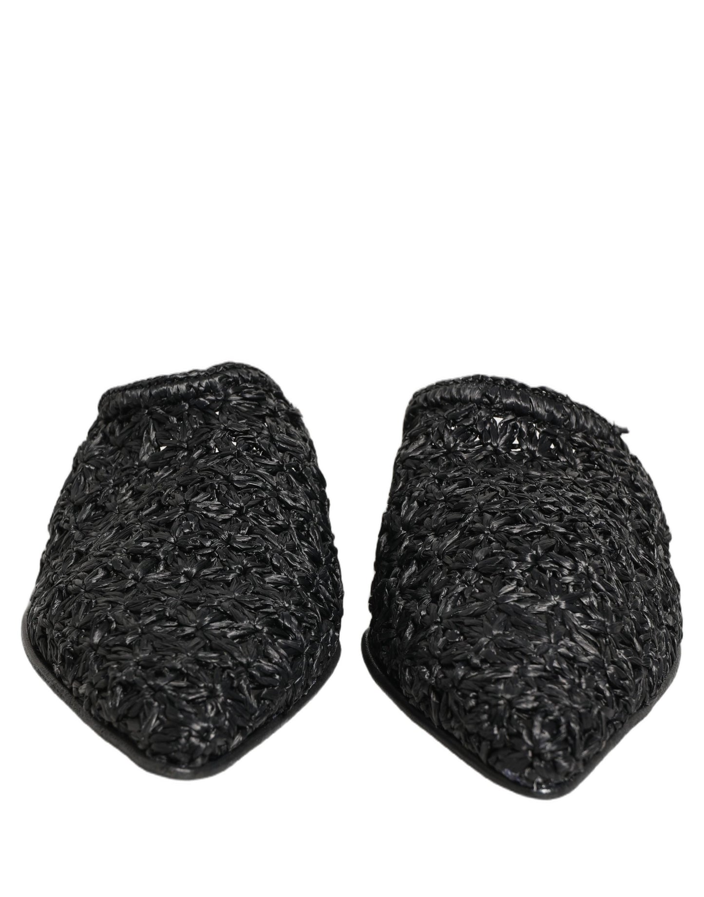 Black Mules Slides Slippers Men Flats Shoes