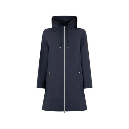 Blue Elastane Coat