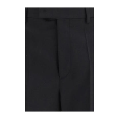 Black Wool Oves Aries Dress Pants
