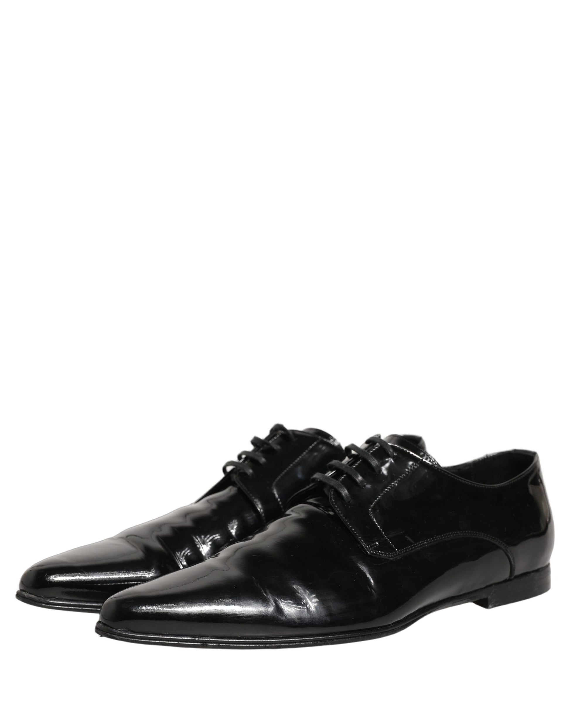 Black Leather Derby Dress Men Formal Shoes