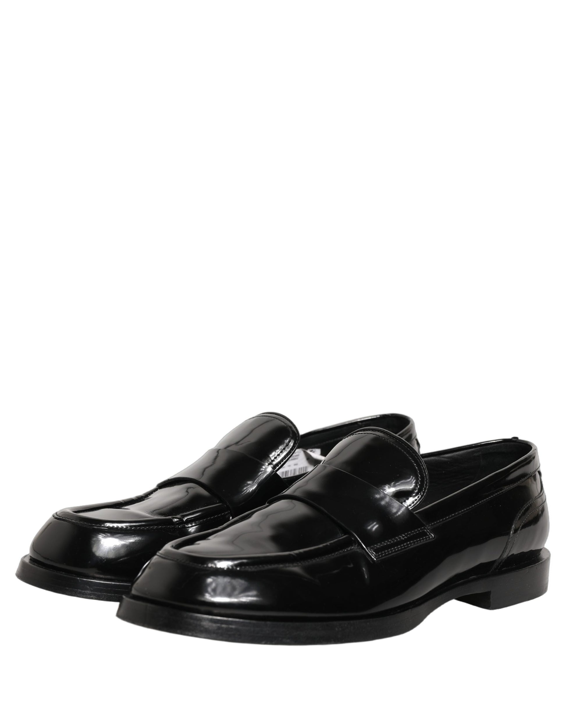 Black Leather Formal Men Dress Loafers Shoes