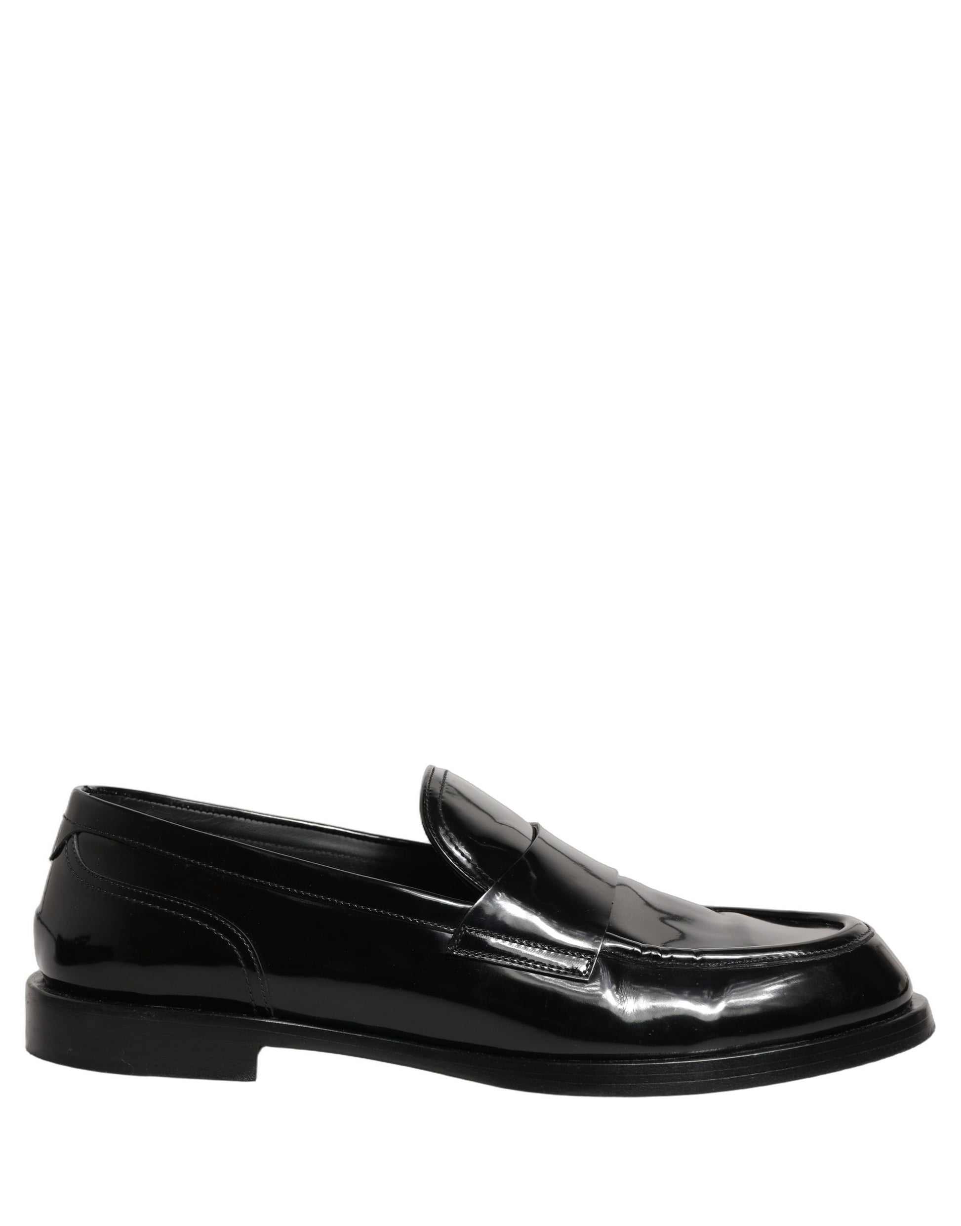 Black Leather Formal Men Dress Loafers Shoes