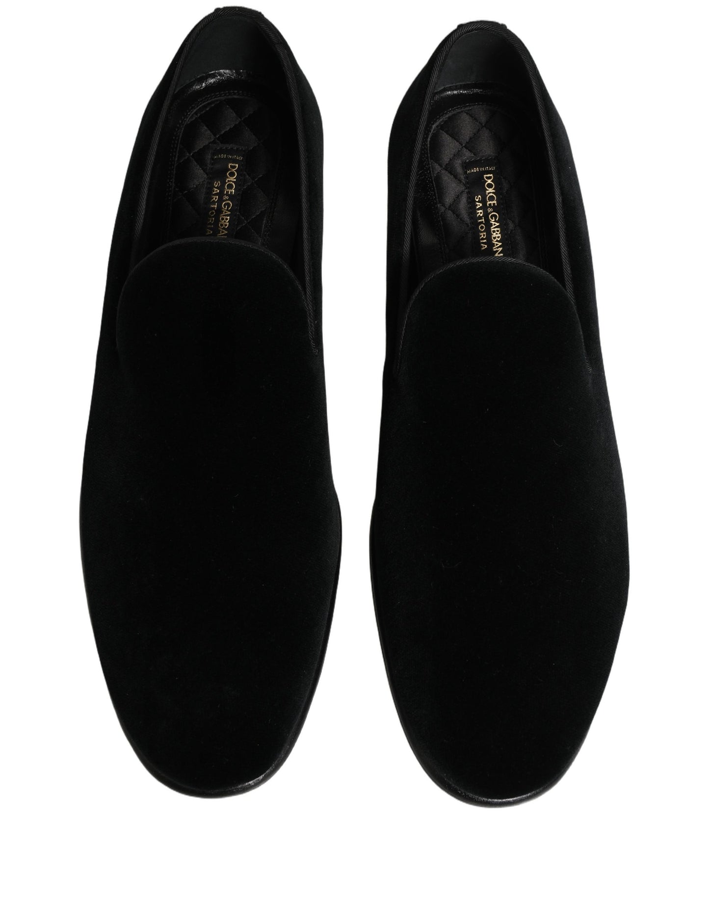 Black Velvet Loafers Formal Men Dress Shoes