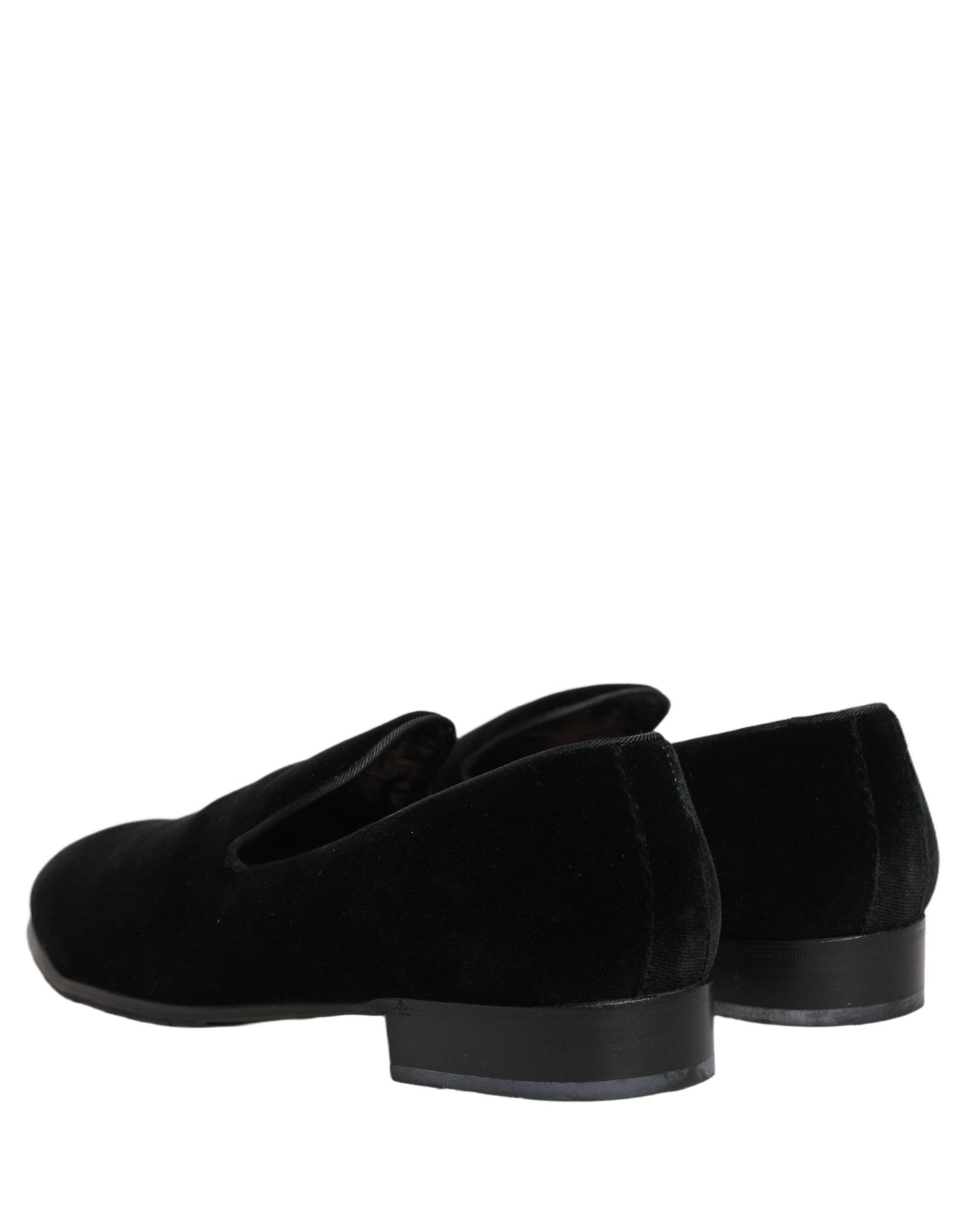 Black Velvet Loafers Formal Men Dress Shoes