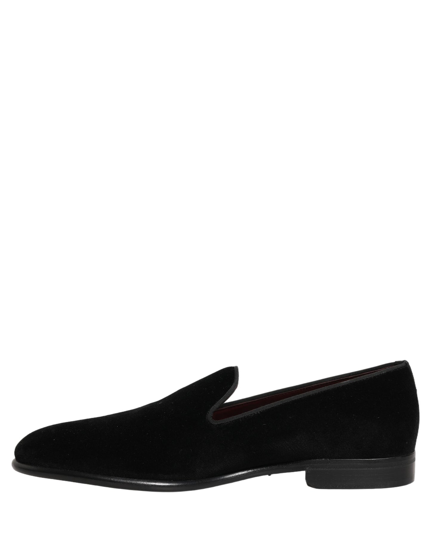 Black Velvet Loafers Formal Men Dress Shoes