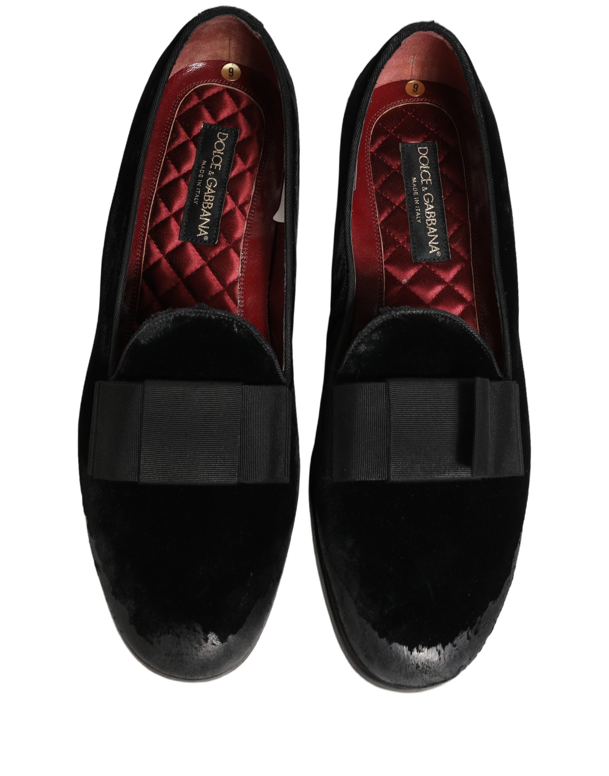 Black Velvet Loafers Formal Men Dress Shoes