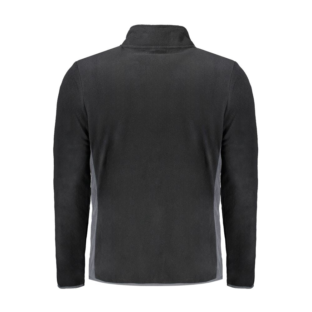 Black Polyester Mens Sweatshirt