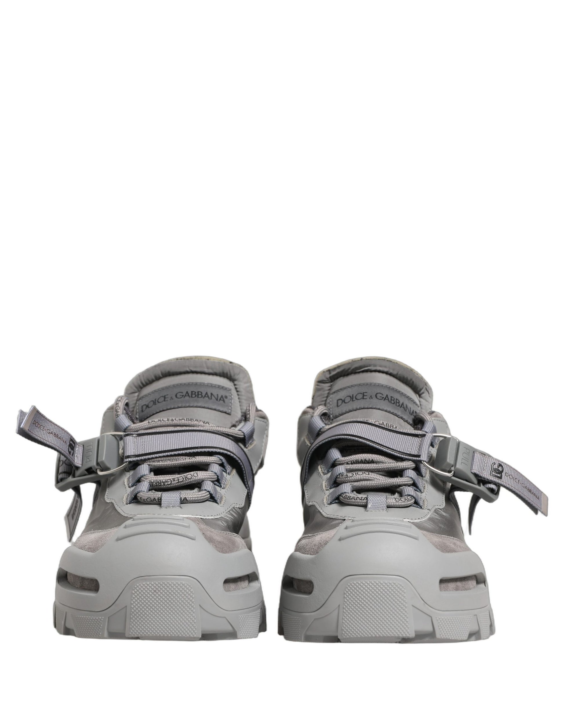 Gray Airmaster Panelled Low Top Men Sneakers Shoes