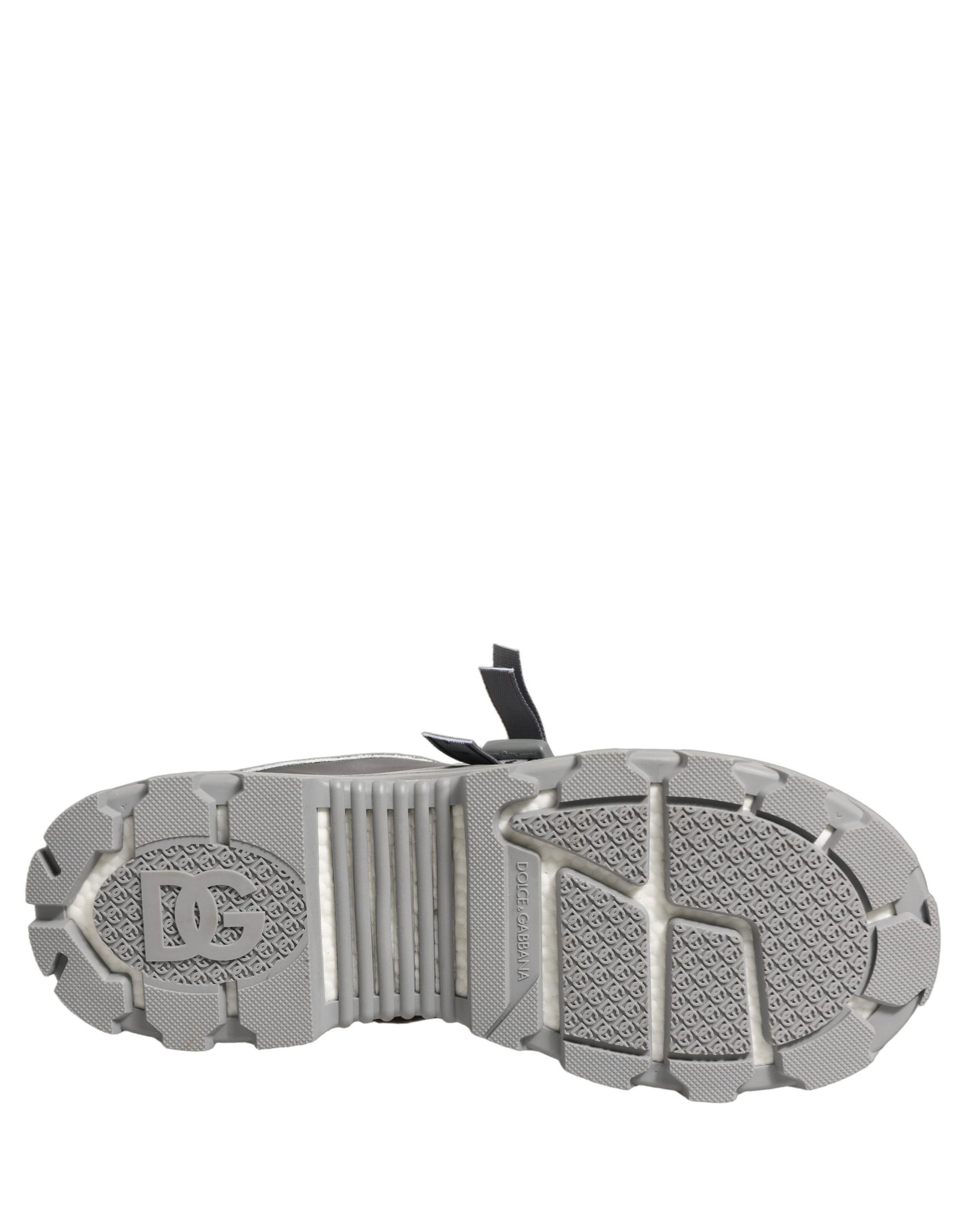 Gray Airmaster Panelled Low Top Men Sneakers Shoes