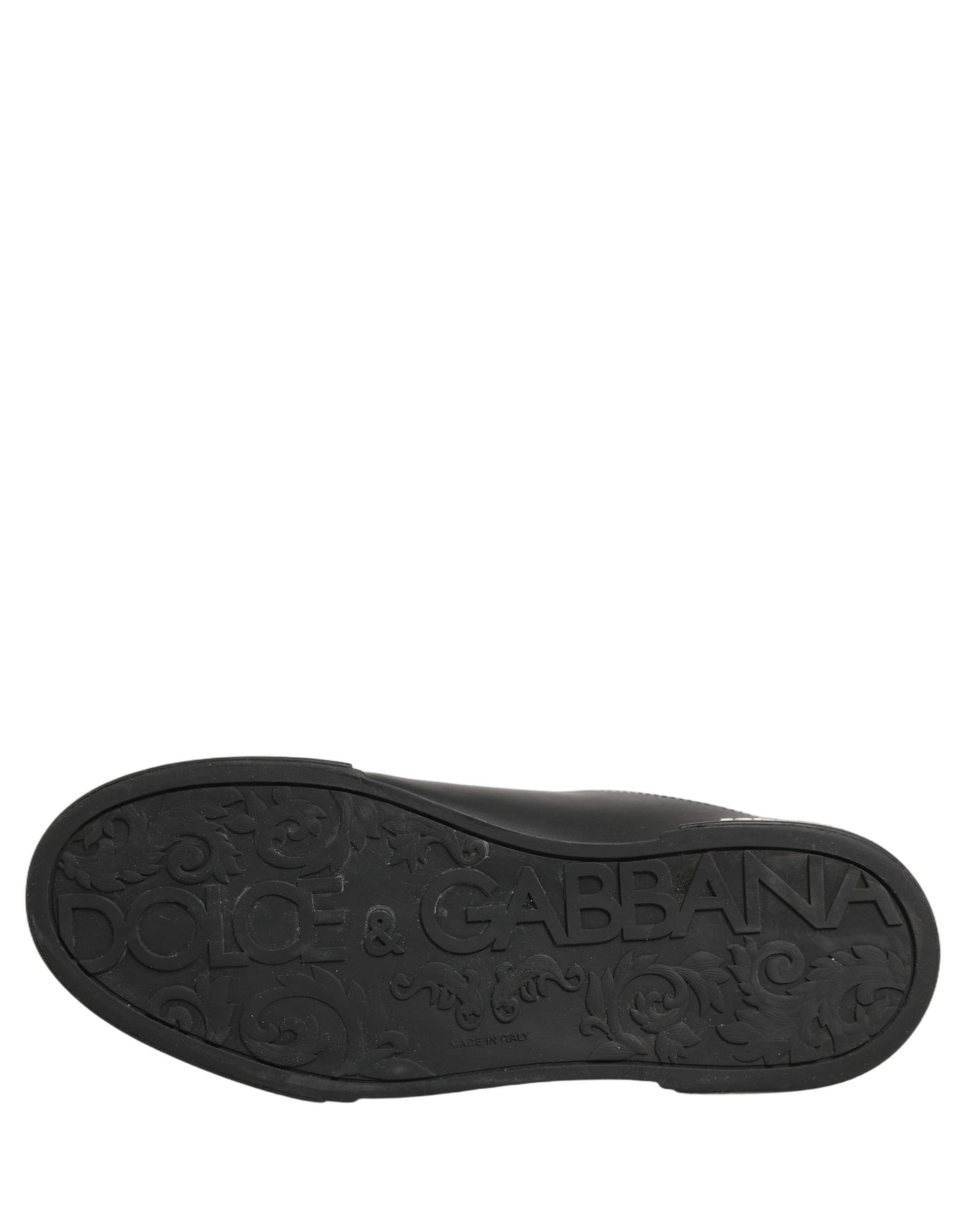 Black Leather Logo Low Top Men Sneakers Shoes