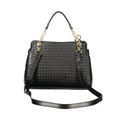 Black Polyurethane Womens Bag