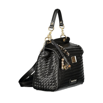 Black Polyurethane Womens Bag