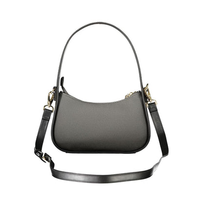 Black Polyurethane Women's Bag