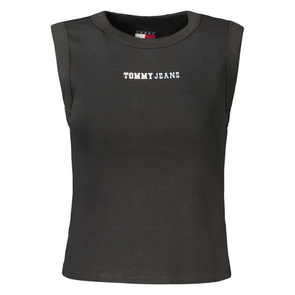 Black Cotton Women's Tank Top