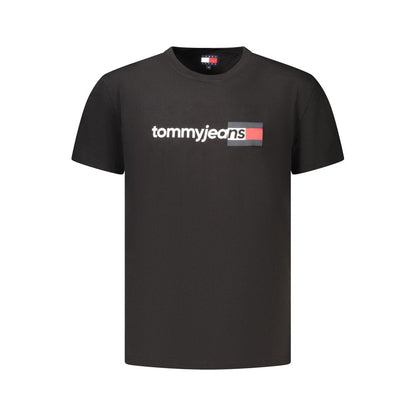 Black Cotton Men's T-Shirt