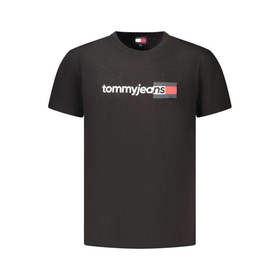 Black Cotton Men's T-Shirt
