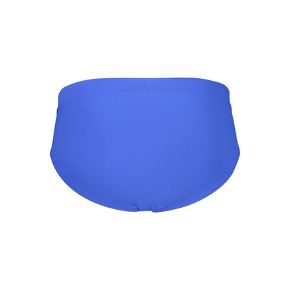 Blue Polyester Men's Swimwear