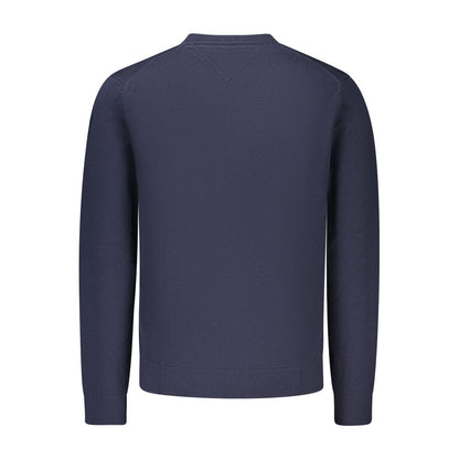 Blue Cotton Mens Knitwear