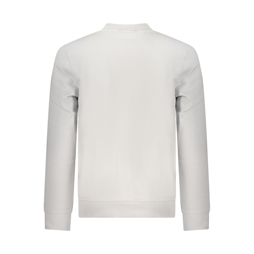 Gray Cotton Men Sweatshirt