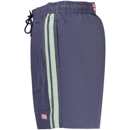 Blu Poliammide Men's Boxer