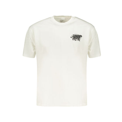 White Cotton Men's T-Shirt