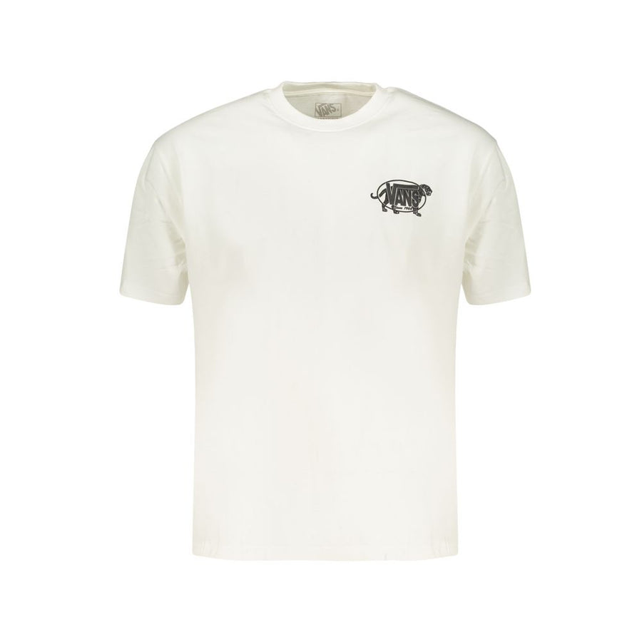 White Cotton Men's T-Shirt