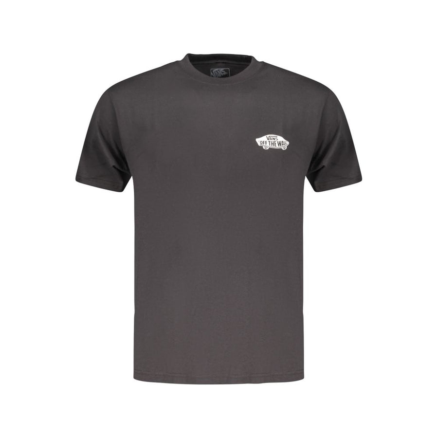 Black Cotton Men's T-Shirt