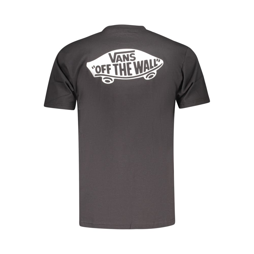 Black Cotton Men's T-Shirt