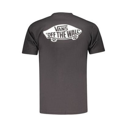 Black Cotton Men's T-Shirt