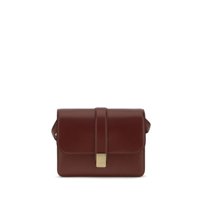 Bordeaux Calf Leather Bos Taurus Shoulder Bag