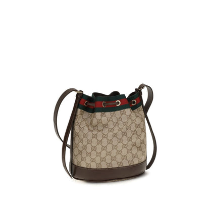 Beige Fabric Handbag
