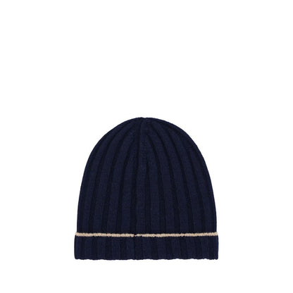 Blue Cashmere Beanie