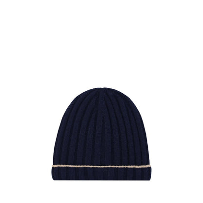 Blue Cashmere Beanie