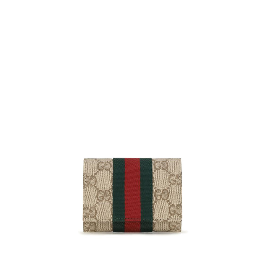 Beige Cotton Wallet