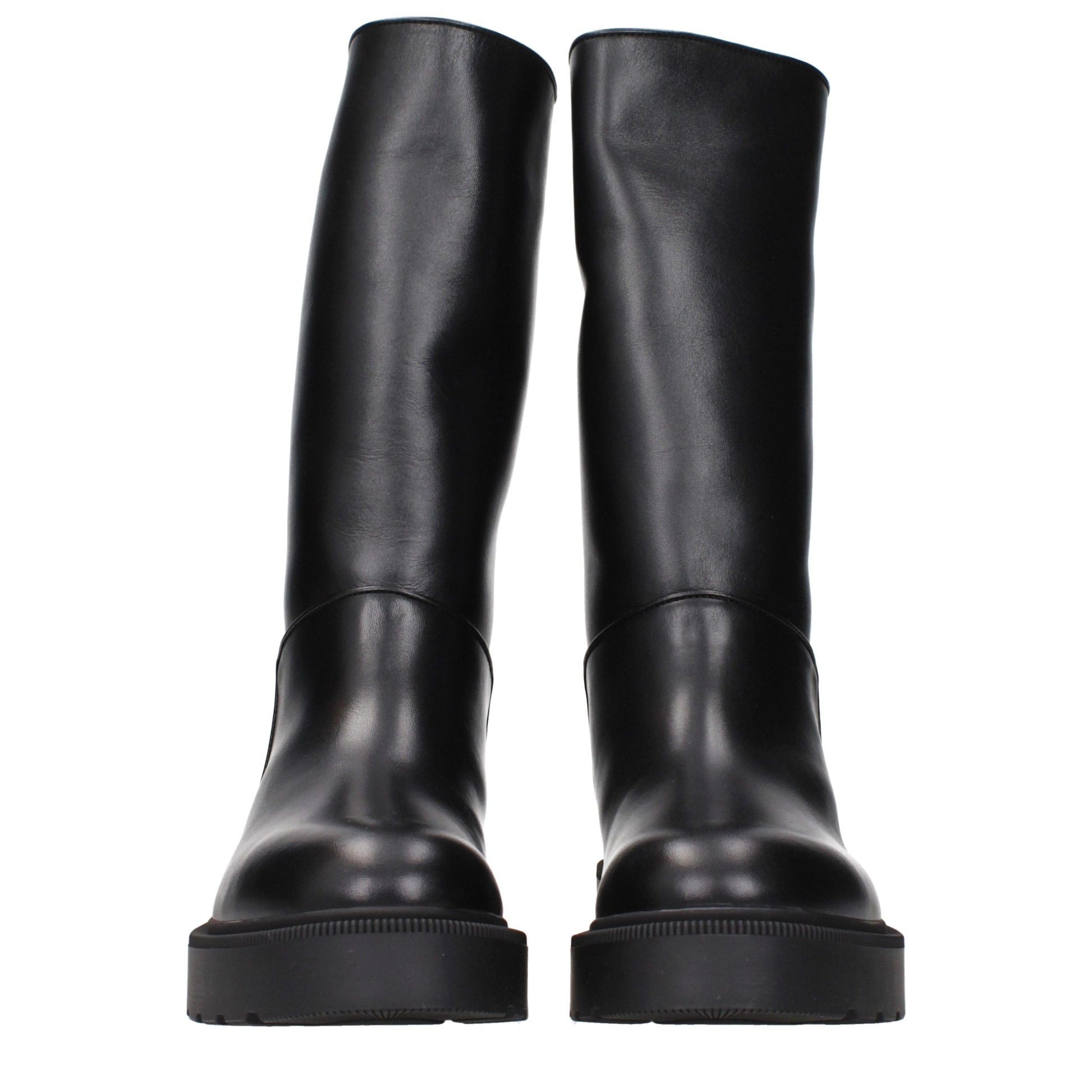 Black Leather Boots