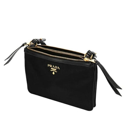Black Nylon Crossbody Bag