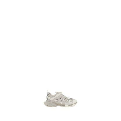 White Polyethylene Athletic Sneakers