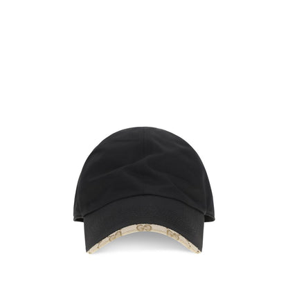 Black Cotton Cap (Baseball Hat)