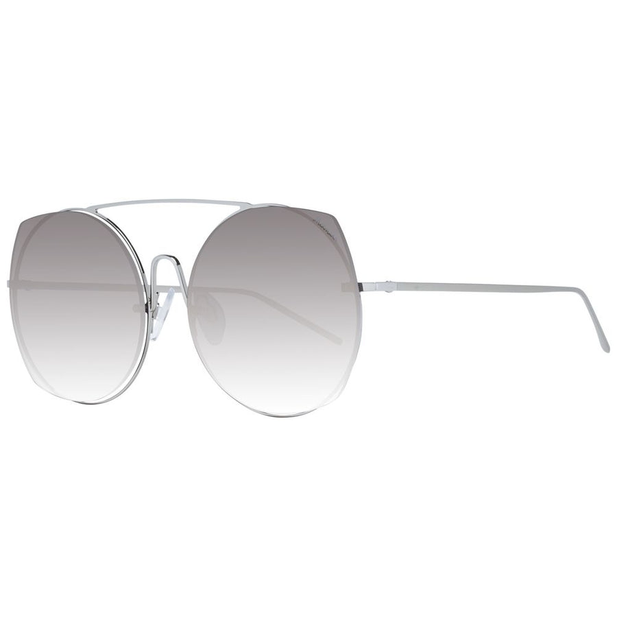 Gray Metal Sunglasses